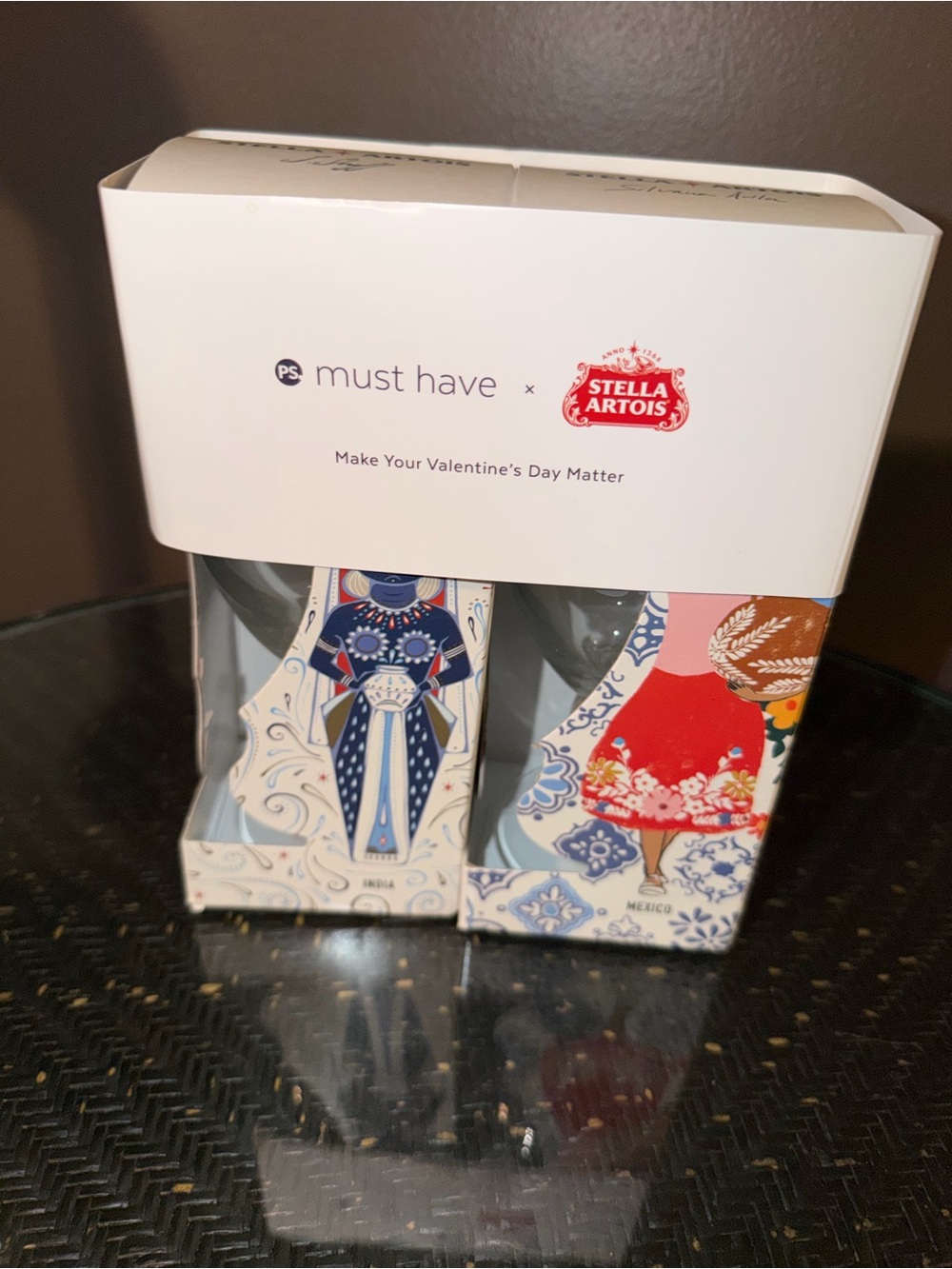 LOT OF 2 BRAND NEW STELLA ARTOIS BEER GLASSES